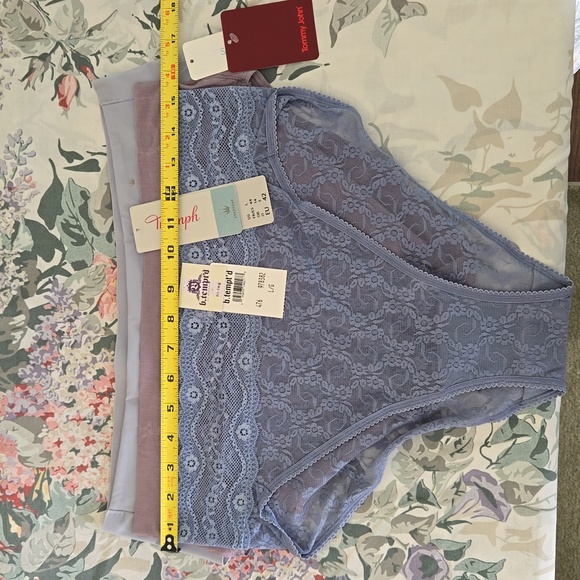 3 pairs New Panties Triumph, b.tempt'd & Tommy John L NWT - Picture 9 of 10